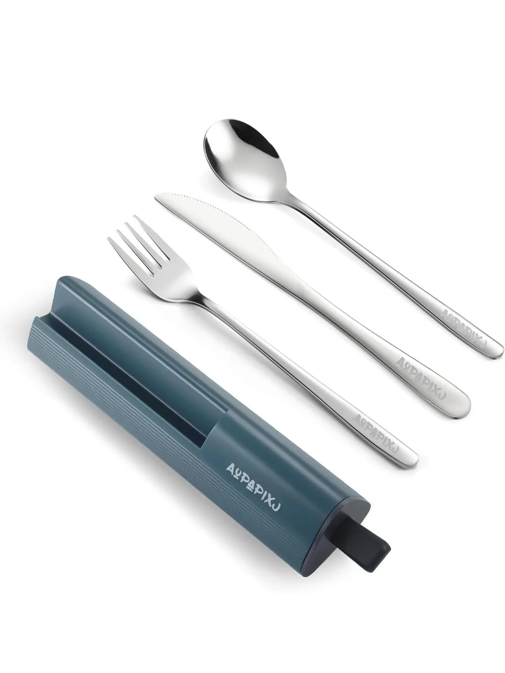 Travel Utensils - Slate Gray/Blue